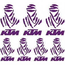 Adesivi Stickers Dakar Ref: MOTO Ktm-114 viola Adesivi Stickers Dakar Ref: MOTO Ktm-114 viola