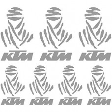 Adesivi Stickers Dakar Ref: MOTO Ktm-114 grigio Adesivi Stickers Dakar Ref: MOTO Ktm-114 grigio