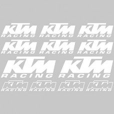 Adesivi Stickers ktm-MOTO racing Ref: 104 bianco Adesivi Stickers ktm-MOTO racing Ref: 104 bianco