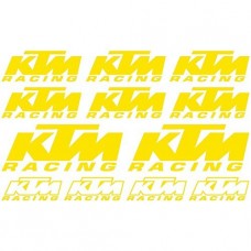 Adesivi Stickers ktm-MOTO racing Ref: 104 giallo Adesivi Stickers ktm-MOTO racing Ref: 104 giallo