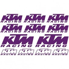 Adesivi Stickers ktm-MOTO racing Ref: 104 viola Adesivi Stickers ktm-MOTO racing Ref: 104 viola