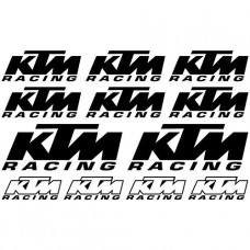 Adesivi Stickers ktm-MOTO racing Ref: 104 nero Adesivi Stickers ktm-MOTO racing Ref: 104 nero