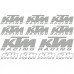Adesivi Stickers ktm-MOTO racing Ref: 104 argento Adesivi Stickers ktm-MOTO racing Ref: 104 argento