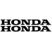 ADESIVI CM.30 PRESPAZIATI SCRITTE HONDA X AUTO E CARENE MOTO VARI COLORI