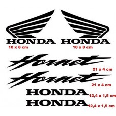 kit adesivi per moto scooter honda hornet colori a scelta spediz gratuita COLORE NERO kit adesivi per moto scooter honda hornet colori a scelta spediz gratuita COLORE NERO