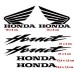 kit adesivi per moto scooter honda hornet colori a scelta spediz gratuita COLORE NERO kit adesivi per moto scooter honda hornet colori a scelta spediz gratuita COLORE NERO