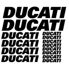KIT 14 ADESIVI MOTO - DUCATI - STICKERS - MONSTER , Scritta DUCATI Adesivo STICKERS Racing KIT 14 ADESIVI MOTO - DUCATI - STICKERS - MONSTER , Scritta DUCATI Adesivo STICKERS Racing