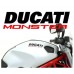 Adesivi SERBATOIO moto DUCATI MONSTER - BICOLORE 3 pz Adesivi SERBATOIO moto DUCATI MONSTER - BICOLORE 3 pz