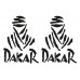 adesivi DAKAR stickers DAKAR - 25 CM moto DUCATI MONSTER - adesivi DAKAR stickers DAKAR - 25 CM moto DUCATI MONSTER -