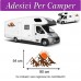 ADESIVI CAMPER - PAESAGGIO BICOLORE - HOBBY MOBILVETTA ADRIA HYMER ARCA RIMOR