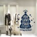NT0382 Adesivi Murali - Believe in christmas - Vetrofanie natalizie - 100x120 cm - blu - Decorazioni vetrine per Natale, stickers, adesivi NT0382 Adesivi Murali - Believe in christmas - Vetrofanie natalizie - 100x120 cm - blu - Decorazioni vetrine per Natale, stickers, adesivi