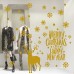 NT0386 Adesivi Murali - Renna delle feste - Vetrofanie natalizie - 120x60 cm - oro - Decorazioni vetrine per Natale, stickers, adesivi NT0386 Adesivi Murali - Renna delle feste - Vetrofanie natalizie - 120x60 cm - oro - Decorazioni vetrine per Natale, stickers, adesivi