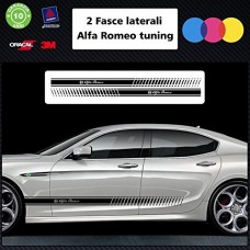 SET FASCE (colore NERO) ALFA ROMEO TUNING BANDE ADESIVE STICKERS auto - accessori, stickers, decal SET FASCE (colore NERO) ALFA ROMEO TUNING BANDE ADESIVE STICKERS auto - accessori, stickers, decal