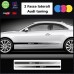 SET FASCE (colore NERO) AUDI TUNING BANDE ADESIVE STICKERS auto - accessori, stickers, decal