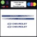 SET FASCE + 2 LOGHI (colore BLU SCURO) chevrolet TUNING BANDE ADESIVE STICKERS auto - accessori, stickers, decal SET FASCE + 2 LOGHI (colore BLU SCURO) chevrolet TUNING BANDE ADESIVE STICKERS auto - accessori, stickers, decal