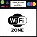 1 Adesivo (NERO) "Free Wifi" per bar, club, uffici,vetrine, negozi, ristoranti, salon, stickers, decal 012 1 Adesivo (NERO) "Free Wifi" per bar, club, uffici,vetrine, negozi, ristoranti, salon, stickers, decal 012