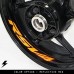 Aprilia RSV4 v2 Moto Cerchio Interno Adesivo In Vinile Aprilia RSV4 v2 Moto Cerchio Interno Adesivo In Vinile