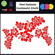 Adesivi fiori per auto - STICKERS auto - accessori, stickers, decal (rosso) Adesivi fiori per auto - STICKERS auto - accessori, stickers, decal (rosso)