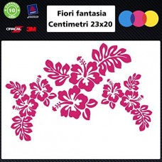 Adesivi fiori per auto - STICKERS auto - accessori, stickers, decal (rosa scuro) Adesivi fiori per auto - STICKERS auto - accessori, stickers, decal (rosa scuro)