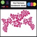 Adesivi fiori per auto - STICKERS auto - accessori, stickers, decal (rosa scuro) Adesivi fiori per auto - STICKERS auto - accessori, stickers, decal (rosa scuro)
