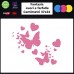 Adesivi fantasia cuore e farfalle per auto - grafica 002 - STICKERS auto - accessori, stickers, decal (rosa chiaro) Adesivi fantasia cuore e farfalle per auto - grafica 002 - STICKERS auto - accessori, stickers, decal (rosa chiaro)