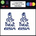 ADESIVI per moto GS BMW MOTORRAD con simbolo dakar - GS 1200 - GS 1000 - STICKERS auto - accessori, stickers, decal (blu) ADESIVI per moto GS BMW MOTORRAD con simbolo dakar - GS 1200 - GS 1000 - STICKERS auto - accessori, stickers, decal (blu)