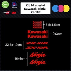 10 ADESIVI kawasaky ninja zx-10r per moto - - STICKERS MOTO - accessori, stickers, decal (rosso) 10 ADESIVI kawasaky ninja zx-10r per moto - - STICKERS MOTO - accessori, stickers, decal (rosso)