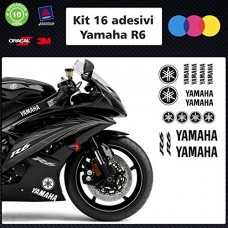 ADESIVI KIT 16 PEZZI YAMAHA R6 - - STICKERS MOTO - accessori, stickers, moto, decal COLORI A SCELTA (nero) ADESIVI KIT 16 PEZZI YAMAHA R6 - - STICKERS MOTO - accessori, stickers, moto, decal COLORI A SCELTA (nero)