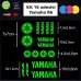 ADESIVI KIT 16 PEZZI YAMAHA R6 - - STICKERS MOTO - accessori, stickers, moto, decal COLORI A SCELTA (verde fluo) ADESIVI KIT 16 PEZZI YAMAHA R6 - - STICKERS MOTO - accessori, stickers, moto, decal COLORI A SCELTA (verde fluo)