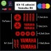 ADESIVI KIT 16 PEZZI YAMAHA R6 - - STICKERS MOTO - accessori, stickers, moto, decal COLORI A SCELTA (rosso) ADESIVI KIT 16 PEZZI YAMAHA R6 - - STICKERS MOTO - accessori, stickers, moto, decal COLORI A SCELTA (rosso)