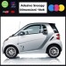 ADESIVO PER AUTO - SNOOPY - COLORE NERO - STICKERS notebook - cane, cani, adesivi cani, STICKERS auto - accessori, stickers, decal