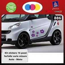 ADESIVI FIORI per auto - STICKERS auto - accessori, stickers, decal (VIOLA) cod. 886 ADESIVI FIORI per auto - STICKERS auto - accessori, stickers, decal (VIOLA) cod. 886