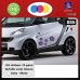 ADESIVI FIORI per auto - STICKERS auto - accessori, stickers, decal (VIOLA) cod. 886
