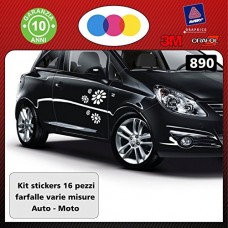 ADESIVI FIORI per auto - STICKERS auto - accessori, stickers, decal (ROSA) cod. 892 ADESIVI FIORI per auto - STICKERS auto - accessori, stickers, decal (ROSA) cod. 892