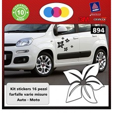 ADESIVI FIORI E FARFALLE per auto - STICKERS auto - accessori, stickers, decal (NERI) cod. 894 ADESIVI FIORI E FARFALLE per auto - STICKERS auto - accessori, stickers, decal (NERI) cod. 894
