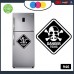 Adesivo per FRIGORIFERO - ADESIVO BREAKING BAD TESCHIO 24*24 Centimetri STICKERS DECAL FRIZZER FRIGO- COLORE NERO Cod. 946 Adesivo per FRIGORIFERO - ADESIVO BREAKING BAD TESCHIO 24*24 Centimetri STICKERS DECAL FRIZZER FRIGO- COLORE NERO Cod. 946