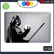 Adesivo Star Wars Darth Vader - PER TUTTI I MODELLI DI Mac Book Apple 15-17 pollici - ADESIVO PER QUALSIASI COMPUTER ANCHE NON MAC BOOK - PC - COLORE NERO Cod. 1132 Adesivo Star Wars Darth Vader - PER TUTTI I MODELLI DI Mac Book Apple 15-17 pollici - ADESIVO PER QUALSIASI COMPUTER ANCHE NON MAC BOOK - PC - COLORE NERO Cod. 1132