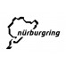 Adesivo della pista del Nurburgring, adatto per auto, camper, biciletta Adesivo della pista del Nurburgring, adatto per auto, camper, biciletta