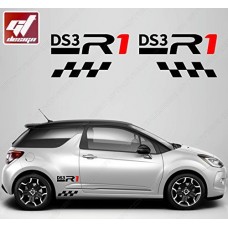 R1, KIT adesivi DS3 GTD, colore: nero/rosso-sticker adesivo, Citroen, deco, tuning R1, KIT adesivi DS3 GTD, colore: nero/rosso-sticker adesivo, Citroen, deco, tuning
