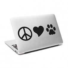 Big Peace Love Dogs Decal MacBook Decal Dog Friend sticker Save animali zampa decalcomania di vinile Big Peace Love Dogs Decal MacBook Decal Dog Friend sticker Save animali zampa decalcomania di vinile