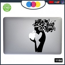 ADESIVO DONNA NOTE MUSICALI - Apple Macbook Pro Air Laptop Sticker Decal Skin, FLOREAL Macbook Air 11" 13" 15" 17" (11" - 13" MACBOOK) ADESIVO DONNA NOTE MUSICALI - Apple Macbook Pro Air Laptop Sticker Decal Skin, FLOREAL Macbook Air 11" 13" 15" 17" (11" - 13" MACBOOK)