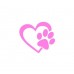 A forma di cuore con motivo a impronte di cani Puppy Love 10,16 (4 cm (colori assortiti), in vinile, decalcomania, adesivo per auto, camion, Windows, muri, Laptop, (colori assortiti) A forma di cuore con motivo a impronte di cani Puppy Love 10,16 (4 cm (colori assortiti), in vinile, decalcomania, adesivo per auto, camion, Windows, muri, Laptop, (colori assortiti)
