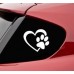A forma di cuore con motivo a impronte di cani Puppy Love 10,16 (4 cm (colori assortiti), in vinile, decalcomania, adesivo per auto, camion, Windows, muri, Laptop, (colori assortiti) A forma di cuore con motivo a impronte di cani Puppy Love 10,16 (4 cm (colori assortiti), in vinile, decalcomania, adesivo per auto, camion, Windows, muri, Laptop, (colori assortiti)