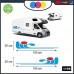 Adesivi per CAMPER - ONDE COLORATE - per tutti i modelli di camper Cod.1199 (Rosso-Blu )
