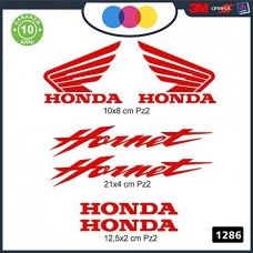 KIT ADESIVI HONDA HORNET 10 PZ DI VARIE MISURE - - STICKERS MOTO - accessori, stickers, decal Cod. m-1286 (rosso) KIT ADESIVI HONDA HORNET 10 PZ DI VARIE MISURE - - STICKERS MOTO - accessori, stickers, decal Cod. m-1286 (rosso)