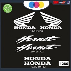 KIT 6 ADESIVI PER MOTO -HONDA -HORNET - rally touring sticker decal Moto Cod. 1286 (Grigio) KIT 6 ADESIVI PER MOTO -HONDA -HORNET - rally touring sticker decal Moto Cod. 1286 (Grigio)