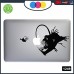 Adesivo PESCE LANTERNA - PER TUTTI I MODELLI DI Mac Book Apple 13-15-17 - ADESIVO PER QUALSIASI COMPUTER ANCHE NON MAC BOOK - COLORE NERO Cod. 1249 (11" - 13" MACBOOK) Adesivo PESCE LANTERNA - PER TUTTI I MODELLI DI Mac Book Apple 13-15-17 - ADESIVO PER QUALSIASI COMPUTER ANCHE NON MAC BOOK - COLORE NERO Cod. 1249 (11" - 13" MACBOOK)