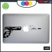 Adesivo PISTOLA - SPARO - PER TUTTI I MODELLI DI Mac Book Apple - ADESIVO PER QUALSIASI COMPUTER ANCHE NON MAC BOOK - COLORE NERO Cod. 1257 (11 " 13 " Macbook Pro) Adesivo PISTOLA - SPARO - PER TUTTI I MODELLI DI Mac Book Apple - ADESIVO PER QUALSIASI COMPUTER ANCHE NON MAC BOOK - COLORE NERO Cod. 1257 (11 " 13 " Macbook Pro)