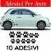 10 zampette adesive ADESIVI PER AUTO MOTO CASCHI - COLORE NERO - 3 adesivi 5X5 centimetri - 7 adesivi 3X3 centimetri qualsiasi colore disponibile - AUTO MACCHINA - NOVITà!! auto moto camper, stickers, decal 10 zampette adesive ADESIVI PER AUTO MOTO CASCHI - COLORE NERO - 3 adesivi 5X5 centimetri - 7 adesivi 3X3 centimetri qualsiasi colore disponibile - AUTO MACCHINA - NOVITà!! auto moto camper, stickers, decal