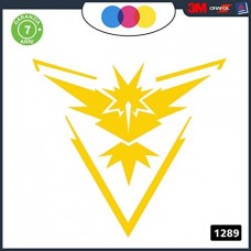 ADESIVO Pokemon Go Team DIMENSIONI: 11x11 CENTIMETRI - INSTINCT - MYSTIC - VALOR logo STICKER - AUTO,FINESTRE,LAPTOP,MAC Cod.1289 (GIALLO) ADESIVO Pokemon Go Team DIMENSIONI: 11x11 CENTIMETRI - INSTINCT - MYSTIC - VALOR logo STICKER - AUTO,FINESTRE,LAPTOP,MAC Cod.1289 (GIALLO)